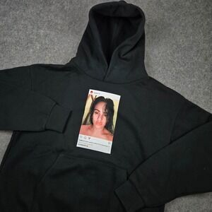 Rosalia Graphic Hoodie Size XL Black Music Band Merch Spanish Babydoll